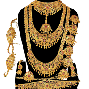 JANAVI Alloy Gold-plated Multicolor Jewel Set (Pack of 1)